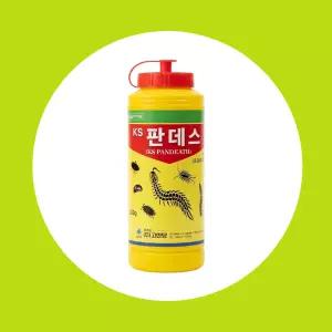 KS판데스(600g) 지네 노래기 쥐며느리 바퀴벌레 공벌레 벼룩 빈대 분말가루 불쾌해충퇴치약