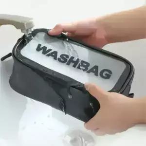 [트래블랩] 캐리어 여행용 반투명 PVC 워시 WASH 백 BAG 