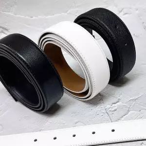 국산 플럼도트 폭33mm 교체용 소가죽벨트끈 허리띠