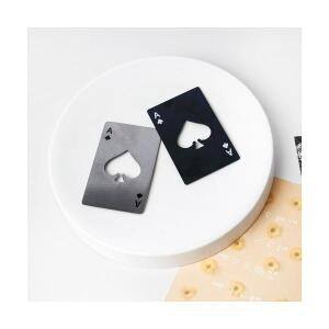 미니 카드 병 따개/카드형/스틸/오프너/맥주/음료수/휴대용/업소용/다용도/사각/병뚜껑/스페이스에이