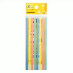 프린텍)스티키노트 롱라인 필름인덱스(140x5 파스텔 15매)-FL140-8P