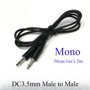 0.5m/1m/1.5m 3.5mm 1/8 TS 수 미니 플러그-수 모노 오디오 케이블 12V 트리거 IR 적외선 센서 수신기 익스