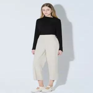 [르샵][르샵(LeShop)] 여유로운 뒷밴딩 와이드 슬랙스