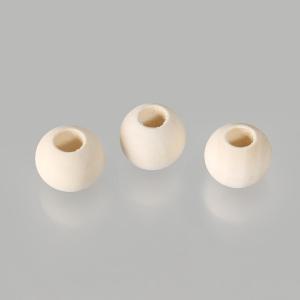 25mm 큰구멍 우드볼(나무구슬)(10개) [3266]