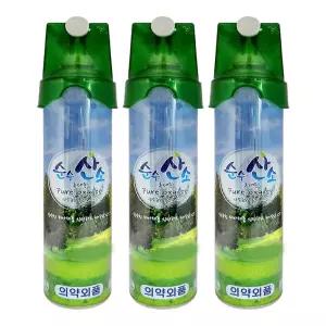 마스크 일체형 휴대용 순수 산소 816ml 3캔