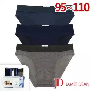 [하프클럽/제임스딘]95-110/남성브리프/아웃밴드 남성 삼각팬티3매입세트(JHMPV001)