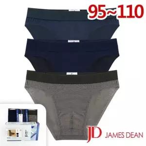 제임스딘 아웃밴드 남성 삼각팬티3매입세트JHMPV00195-110월남성브리프