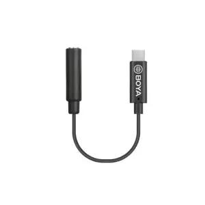 태성 정품판매처 보야 BOYA BY-K4 3.5mm TRS to USB-C타입 변환젠더
