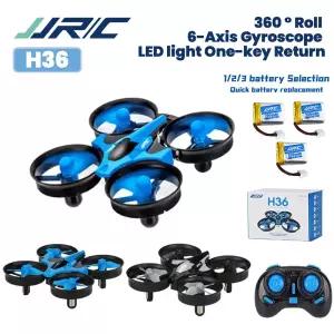 JJRC H36 미니 드론 4채널 6축 헤드리스 모드 헬리콥터 360  를 플립 3 배터리 원격 제어 쿼드콥터 장난감