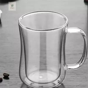 카트담기 벨르 이중 유리컵400ML 커피유리잔