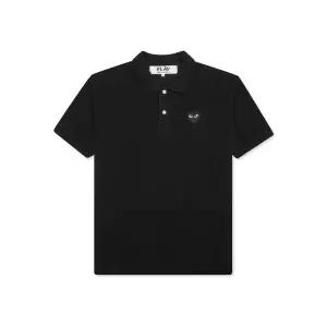 [명품] 26SS 여성 블랙 하트 와펜 카라 티셔츠 블랙 AX T066 051 1