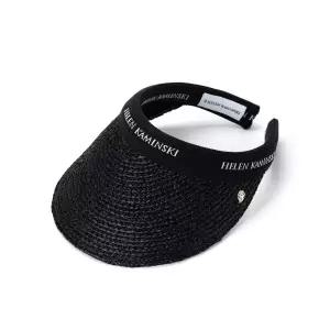 라프리마  비앙카 라피아 바이저 HAT50265-CHABLKLOG