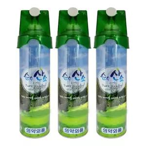 휴대용산소캔 순수산소 816ml 3캔