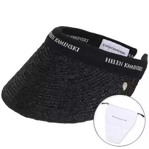 헬렌카민스키 여성 비앙카 바이저햇 챠콜블랙로고 더스트백 포함 HAT50265 CHARCOALBLACKLOGO PKG