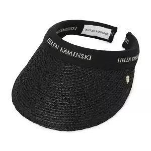 [시즌한정] 26SS 헬렌카민스키 비앙카 바이저 HAT50265 CHARCOAL BLACK LOGO