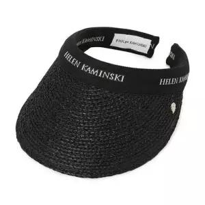 [단독특가/30개한정] 26SS 헬렌카민스키 비앙카 바이저 HAT50265 CHARCOAL BLACK LOGO