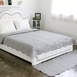 순면 스프레드 겸 러그 돌소파 침대패드 90x200cm /워싱패드/퀼팅카페트/침대스프레드/인테리어패드
