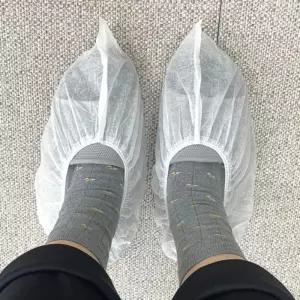일회용 신발 보호 부직포 덮개 덧신 커버 100개입