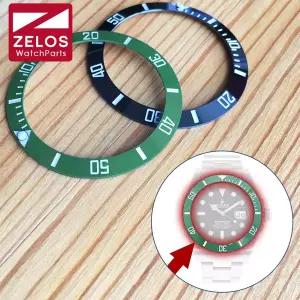 호환 126610   롤렉스 Submariner SUB 41mm 자동 시계용 화이트 컬러 워드 세라믹 베젤