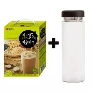 (40Tx1개+워터보틀) 담터 마가 들어간 15곡 미숫가루/맛있는/가정용/사무실/탕비실/건강/환절기/간편/구수
