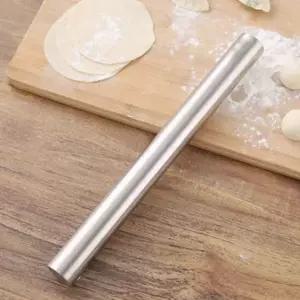 베이킹 주방용 스텐밀대 반죽 36cm 쿠밀대 밀데 스테인레스 제빵 밀가루 롤링 칼국수