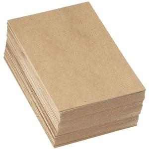 얇은합판 나무 목재 원목 10팩 브라운 MDF 경목 두께 밀도 중간 보드 섬유판 150X200MM 2MM