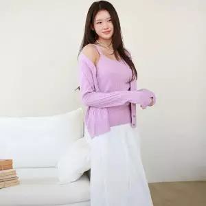 [르포엠][최초가 89,900원][르포엠]2종세트 모레아 리브 뷔스티에+가디건