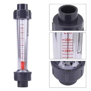 물 흐름 계량기 튜브 타입 유량계, 플라스틱 타입, 25-250L/H 순간 유량계 Multicolor