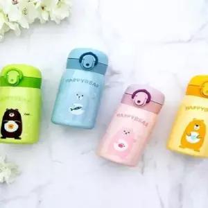 해피베어 원터치 보온보냉병 250ml 4color
