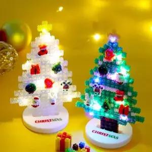 크리스마스만들기 WL CL 크리스마스 8mm 디폼블럭 트리 LED 패키지