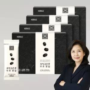 [4박스]김소형 원장 국산 서리태 가루 속청 검은콩 두유 분말 무가당 14포