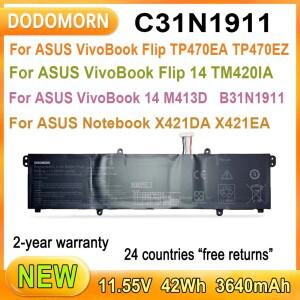 ASUS Vivobook 14 M1402IA17 M1702M1702QA-AU082M1502IA-BQ093 C31N1911 배터리용 새 노트북