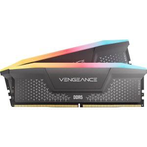 CORSAIR 복수 RGB RS DDR5 RAM 16GB(2x8GB) 최대 6000MHz CL36-44-44-96 1.35V AMD EXPO 인텔 XMP 컴퓨터 데스크톱 메모리 u2013 그레이(CMG16GX5M2E6000Z36)
