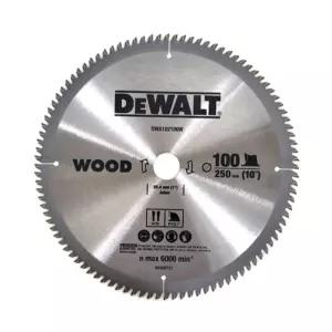 DWA102100W 씬커프 목공용 원형톱날 250mm 스킬날 전기톱 목공날