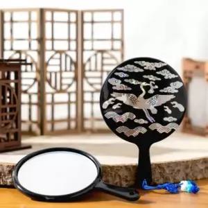 MHS 전통 자개 스티커 손거울 꾸미기 DIY 나비