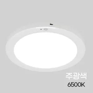 원형 LED 센서등 엣지 10인치 20W 주광 in-438549현관센서등 복도등 계단등 조명