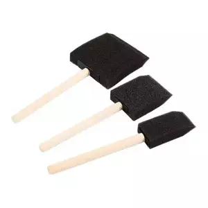 공예용 스펀지 붓 다용도 목공예용 평붓 페인팅 스펀지 붓 나무 아크릴 도자기 수채화 미술용 채색용