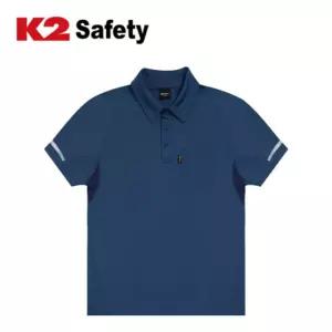 K2 세이프티 TS-221R 작업복 티셔츠 BL작업복티셔츠 근무복상의 작업복상의 작