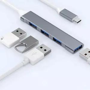 USB허브 멀티포트허브 프리야 4포트 USB허브 멀티포트 C타입 USB타입