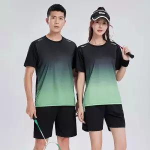남여공용 반팔트레이닝 테니스복 러닝복 헬스복 시원 반팔 트레이닝 복 세트 여름 운동복 남자 티 반바지