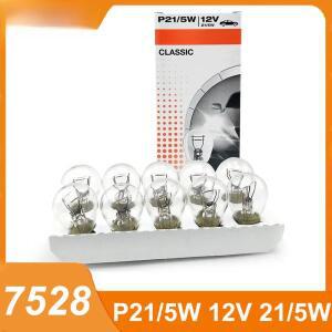 오스람  7528 P21/5W S25 BAY15d 12V 할로겐 전구 이중 필라멘트 자동차 방향지시등 브레이크등 사이드 라