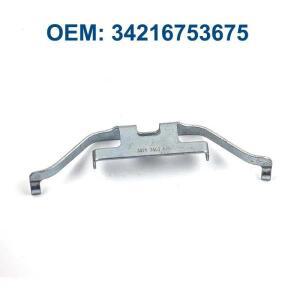 34216753675 BMW E60 E83 E46 330Ci 745i 용 후면 안티 스프링 브레이크 패드 클립 2개