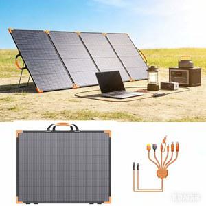 양면 태양광 패널 발콘크라프트베르크100W/200W/400W 20V/40V 휴대용 접이식 태양광 충전기 발전기 캠핑 RV 보트 비상용