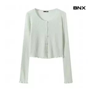 BNX 59000원 ㅣ 데일리 썸머 프릴 긴팔 가디건 (BY2CD016L0)