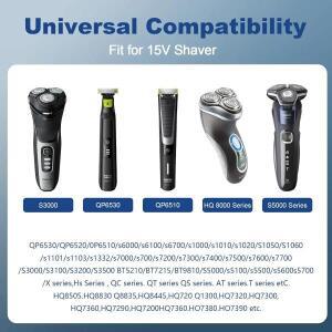 15V Type-C HQ8505 충전기 어댑터, Philips Norelco HQ8505 7000 5000 3000 9000 시리즈 Electr용 USB-C 충