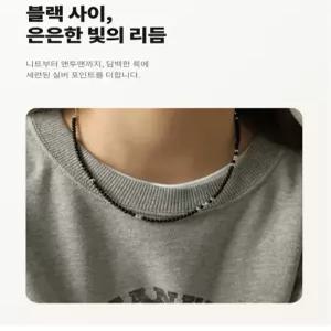 비즈 여자목걸이 체인목걸이 데일리 초커 레이어드 여름 패션악세사리