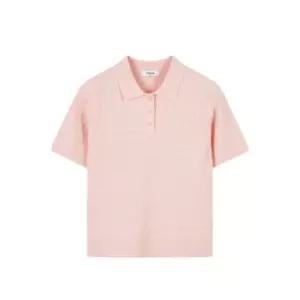 폴햄 여성 케이블 카라 반팔 스웨터 PHG2ET2440
