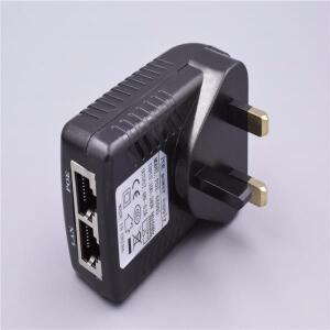 48V 0.5A PoE 인젝터 이더넷 어댑터 네트워크 RJ45 CCTV Poe 전원 공급 장치 IP 카메라 100-240V 벽 플매트