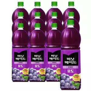 미닛메이드 포도 1.5L 12페트 (1박스) 736247