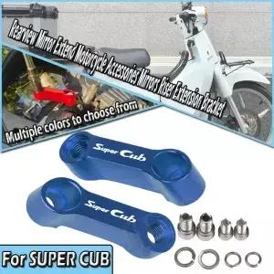 슈퍼 커브 C125 10mm 백미러 확장 오토바이 액세서리 미러 라이저 연장 브래킷